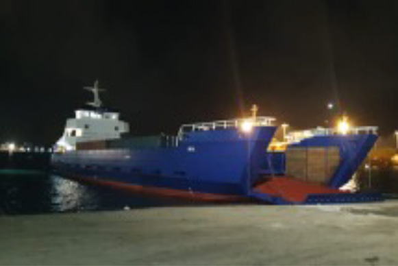 Barge de transport Antilles<br>